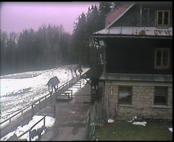 Terasa horského hotelu