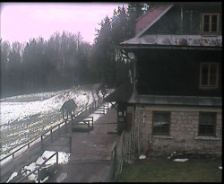 Terasa horského hotelu