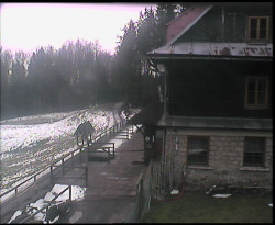 Terasa horského hotelu