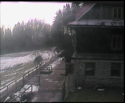 Terasa horského hotelu