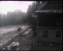 Terasa horského hotelu