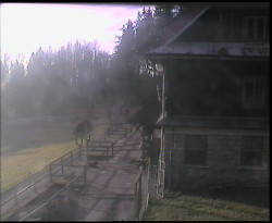 Terasa horského hotelu