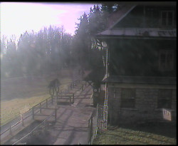 Terasa horského hotelu