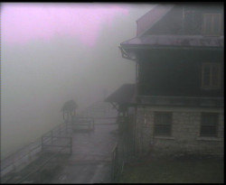 Terasa horského hotelu