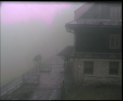 Terasa horského hotelu