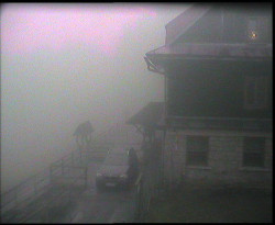 Terasa horského hotelu