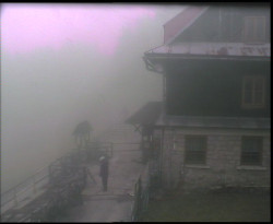 Terasa horského hotelu