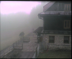 Terasa horského hotelu