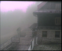 Terasa horského hotelu