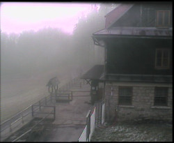 Terasa horského hotelu