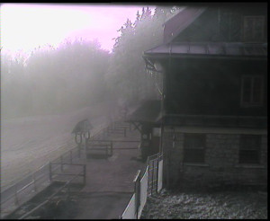 SkiAreál - Horský hotel Vsacký Cáb - Terasa horského hotelu - 16.12.2025 v 10:15 SkiAreál - Horský hotel Vsacký Cáb - Terasa horského hotelu - 16.12.2025 v 10:15