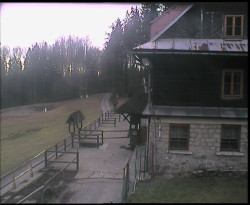 Terasa horského hotelu