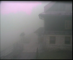 Terasa horského hotelu