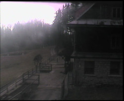 Terasa horského hotelu