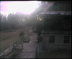 Terasa horského hotelu