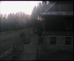 Terasa horského hotelu