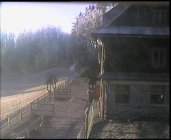 Terasa horského hotelu