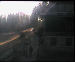 Terasa horského hotelu