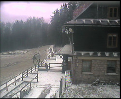 Terasa horského hotelu