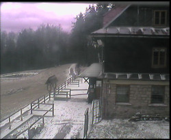 Terasa horského hotelu