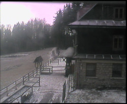 Terasa horského hotelu