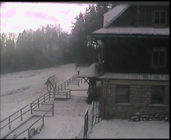 Terasa horského hotelu