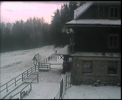 Terasa horského hotelu