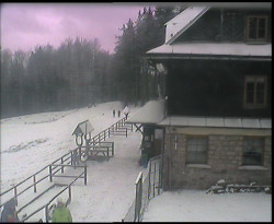 Terasa horského hotelu