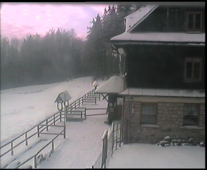 SkiAreál - Horský hotel Vsacký Cáb - Terasa horského hotelu - 7.1.2026 v 08:45