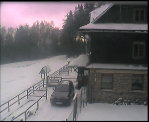 SkiAreál - Horský hotel Vsacký Cáb - Terasa horského hotelu - 7.1.2026 v 14:45