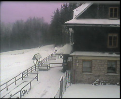 Terasa horského hotelu