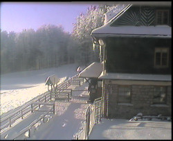 Terasa horského hotelu