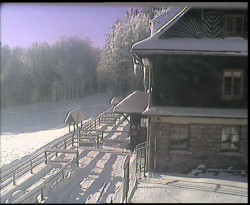 Terasa horského hotelu