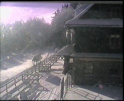 Terasa horského hotelu