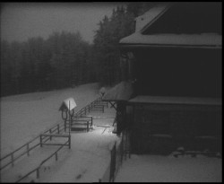 Terasa horského hotelu