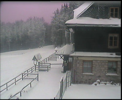 Terasa horského hotelu