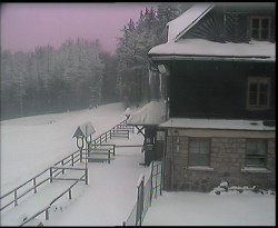 Terasa horského hotelu