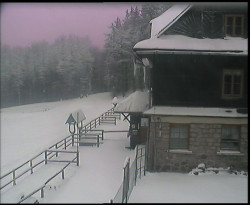 Terasa horského hotelu