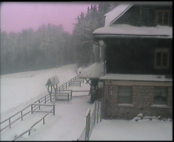 Terasa horského hotelu