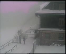 Terasa horského hotelu