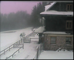 Terasa horského hotelu