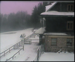 Terasa horského hotelu