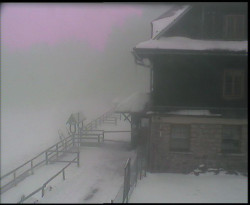 Terasa horského hotelu