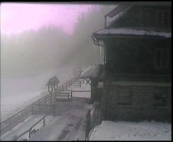 Terasa horského hotelu