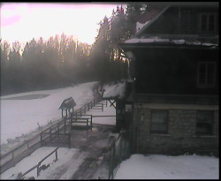 Terasa horského hotelu