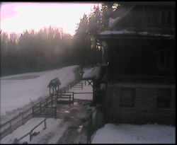 Terasa horského hotelu