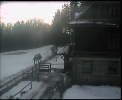 Terasa horského hotelu