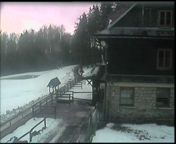 Terasa horského hotelu