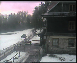 Terasa horského hotelu