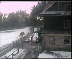 Terasa horského hotelu